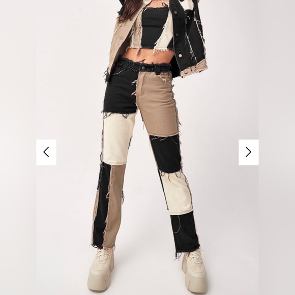 Denim - NWT Patchwork Boyfriend Jean (27-28/Small)